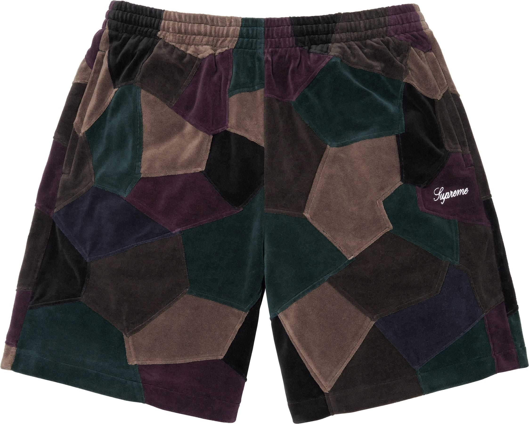 Patchwork Velour Short view 4